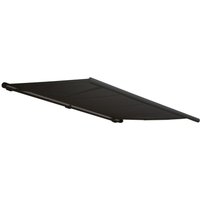 Elektrische Kassettenmarkise HHG-432, Markise Vollkassette 4,5x3m Acryl anthrazit, Rahmen anthrazit von HEGELE