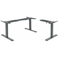Gestell HHG-772, variables Tischgestell für Eck-Schreibtisch, elektrisch höhenverstellbar Memory 45kg anthrazit-grau Gestell HHG-772, variables Tischgestell für Eck-Schreibtisch, elektrisch höhenverstellbar Memory 45kg anthrazit-grau von HEGELE