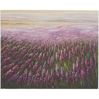 Hegele - Wandbild Blumenfeld, 100% handgemaltes ÖlgemäldeGemälde xl, 100x80cm von HEGELE
