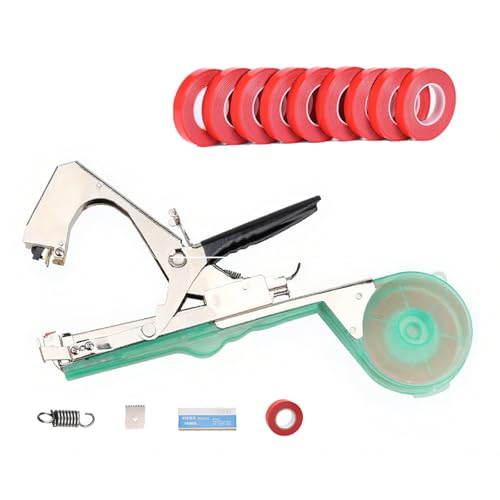 Pflanzenbindemaschine, Mit 10 Rollen Klebeband, Öffnungsdurchmesser 45 Mm, Bandagenbox 10 Cm, 5000 Stück/1 Stunde, Kein Verklemmen, Kein Abfallen, Für Alle Obst- Und Gemüsereben,G von HEGGMKK