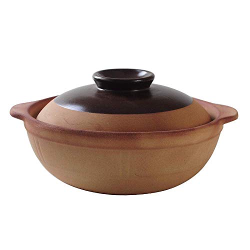 Ton Auflauf Topf Kochtopf-Eintopf Reis Haushalt Hochtemperatur - 0.5L von HEHE