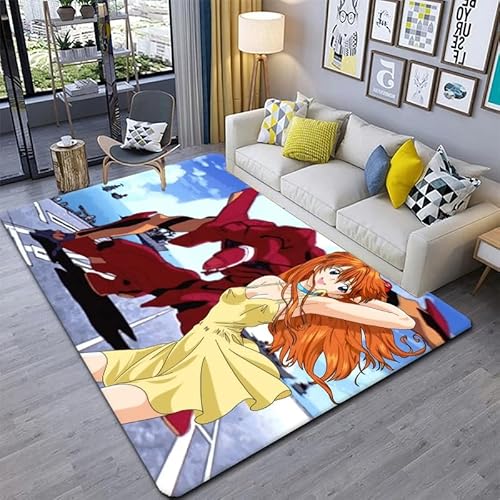 HEHEDITAN Anime Teppich Küchenmatte Eingangstür Matte Schlafzimmer Bodendekoration Wohnzimmer Teppich Badezimmer Rutschfester Bereich Teppichmatte 120X180Cm von HEHEDITAN