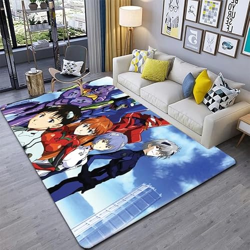 HEHEDITAN Anime Teppich Küchenmatte Eingangstür Matte Schlafzimmer Bodendekoration Wohnzimmer Teppich Badezimmer Rutschfester Bereich Teppichmatte 50X70Cm von HEHEDITAN