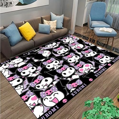 HEHEDITAN Cartoon-Muster Teppich Wohnzimmer Badezimmer Kreative Türmatte Teppich Schlafzimmer Heimdekoration Geschenk 90X150Cm von HEHEDITAN