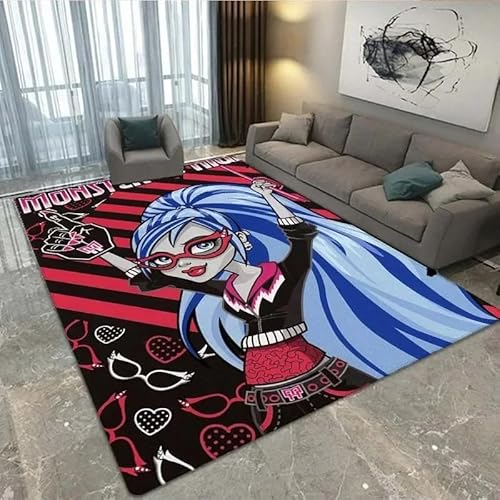HEHEDITAN Monster Anime Muster Teppich Wohnzimmer Schlafzimmer Sofa Türmatte Dekoration rutschfeste Bodenmatte Geschenk Zu Hause 120X180Cm von HEHEDITAN