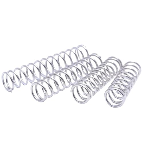 Anpassbare Druckfedern aus Edelstahl 304 | Drahtdurchmesser 2-4 mm | Stoßdämpfung | Offenes Ende(2pc 2x16x40mm) von HEHEH