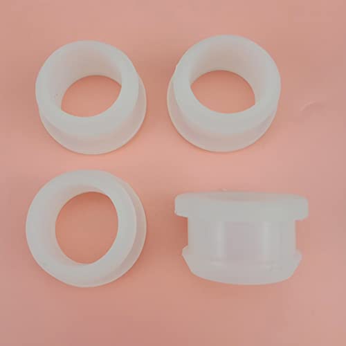 Transparent Silicone Hole Plugs - High Temp Resistant Cable Protectors (5 Pcs) - 4.5-50.6mm Size Range(7mm(Bore 4.5mm)) von HEHEH