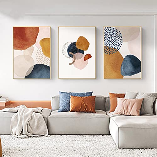 HEHGVCF 3er Abstrakt Poster Set Marmor,Wandbilder Gold Leinwandbilder Wandposter Moderne Bilder Wohnzimmer Schlafzimmer Deko Leinwandbild,Ohne Rahmen (A,20 x 30cm) von HEHGVCF