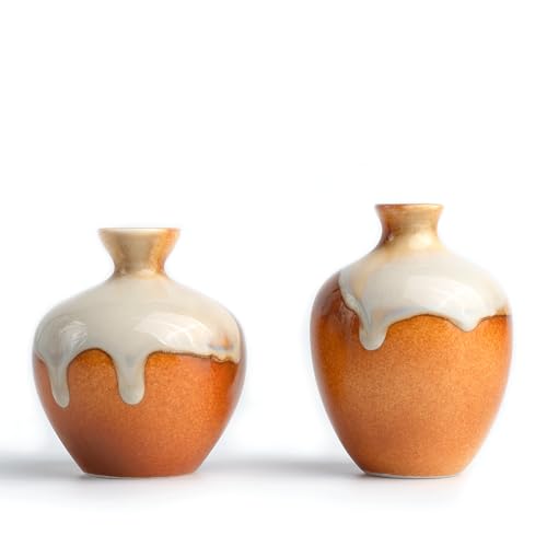 HEI MING Keramische Kleine Vintage Keramikvase in verschiedenen Formen Ungewöhnliche handgemachte Vase Dekorative Vase HEI MING Keramische Kleine Vintage Keramikvase in verschiedenen Formen Ungewöhnliche handgemachte Vase Dekorative Vase von HEI MING