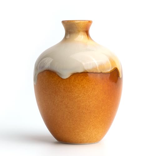 HEI MING Keramische Kleine Vintage Keramikvase in verschiedenen Formen Ungewöhnliche handgemachte Vase Dekorative Vase HEI MING Keramische Kleine Vintage Keramikvase in verschiedenen Formen Ungewöhnliche handgemachte Vase Dekorative Vase von HEI MING
