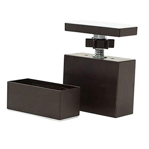 2 x 4 Klammern zum Vertikalen Aufbewahren, DIY Wandregale und Dekorative Pfosten 3.7in(w) x 1.6in(d) x 5.4in(h)(upper cap) bronze von 平 HEIAN SHINDO