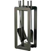 Heibi Metall - Heibi Kaminbesteck aus Stahl 5-teilig schwarz glimmer modern 22,5x16x59 cm Heibi Metall - Heibi Kaminbesteck aus Stahl 5-teilig schwarz glimmer modern 22,5x16x59 cm von HEIBI METALL