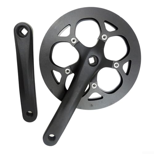170 mm Kurbelgarnitur für Fixie-Bikes, 50T Kettenblatt für verbesserte Geschwindigkeit und Leistung von HEIBTENY