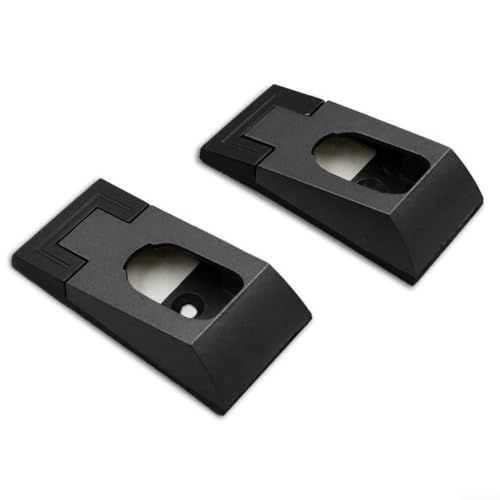 2 Stück Flansch für Sitzrohrstütze, Hardware-Beschläge für Schränke und Kleiderschränke (Bronze) von HEIBTENY