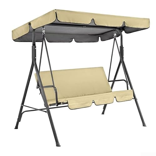 210D Gartenstuhl-Abdeckungs-Set für Gartenmöbel, platzsparendes Design mit einfacher Reinigung, beige von HEIBTENY