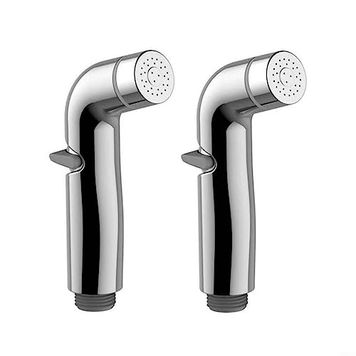 2pcs Bidet Handbrause, Waschbeckenbrause, Edelstahl Bidet Spray Handbrause Für Toilette Sitzbad WC Waschbecken, Stoffwindelsprühgerät, Bidet Aufsatz Für Toilette, Durchfluss Verstellbarer von HEIBTENY