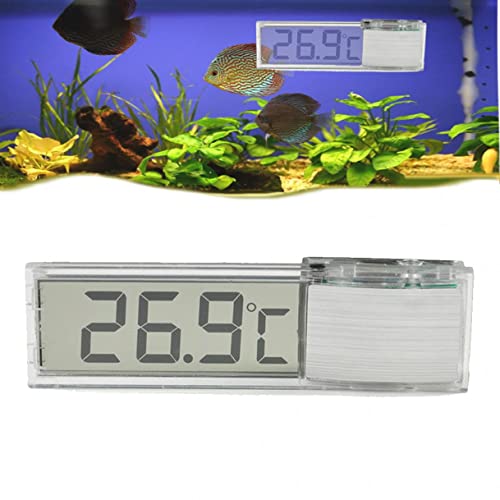 3 Stck Aquarium Thermometer,Digitales Aquarium Thermometer,LCD-Digital-elektronisches, Aquarium Deko, für Outdoor Körperthermometer Indoor Frischwasser von HEIBTENY