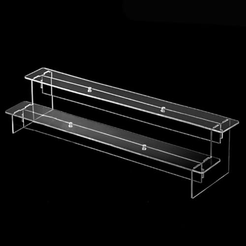 Abnehmbarer 25-lagiger Acryl-Präsentationsständer, perfekt für Parfüms und Sammlerstücke (2 Schichten 35 cm) von HEIBTENY