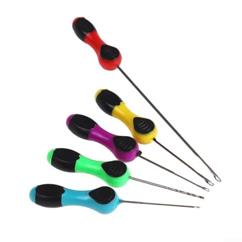 Angler's 5-teiliges Karpfenangel-Rigs mit Boilie-Bohrer und Ködernadeln, Set für schnelle und präzise Köderanwendung von HEIBTENY