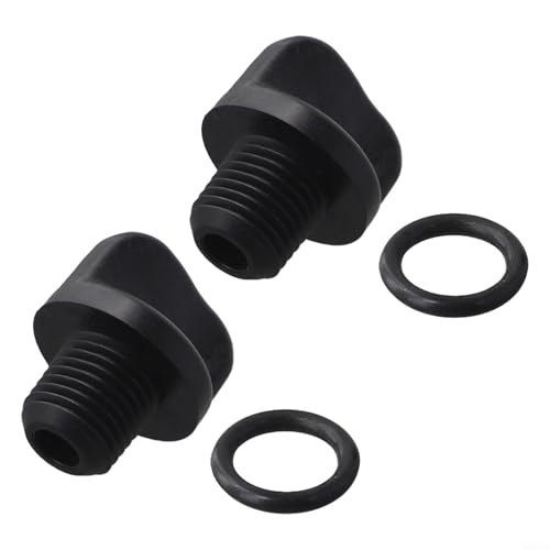 Auslaufsicherer Ersatz-Poolpumpen-Ablaufhahn und O für Ring-Set für Sternzeichen- und Booster-Pumpen, einschließlich Wasserspiel und Wasserfall-Modelle, entworfen für einfache Wartung (2 Stück) von HEIBTENY