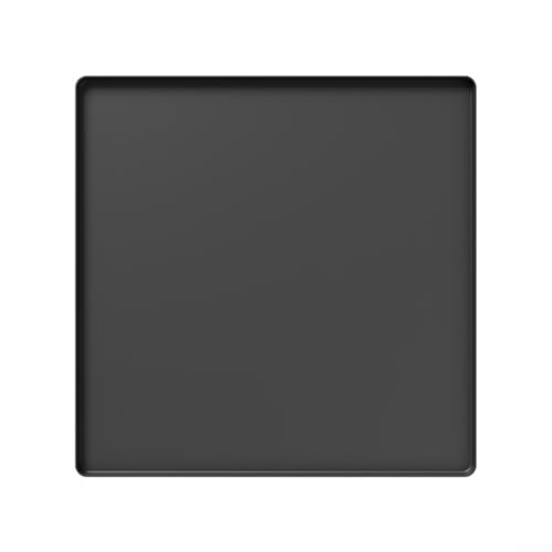 Bodenschutzmatte mit erhöhten Kanten aus Silikon für Kühlschrank und Kleingeräte geeignet, rutschfest für Stabilität (Schwarz B) von HEIBTENY