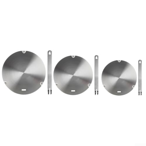 Edelstahl-Heizkissen mit einem super magnetischen Boden, um Töpfe sicher auf Ihrem Induktionsherd zu halten (A) von HEIBTENY