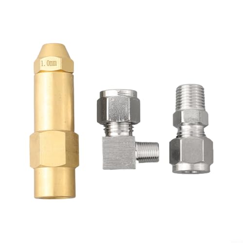 Effiziente Doppel-Siphon-Zerstäuberdüse für Schweröl- und Altölanwendungen (1,0 mm) von HEIBTENY