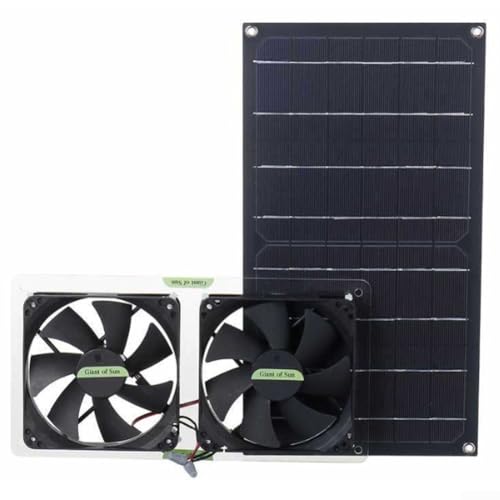 Effizientes Doppelventilator-Solar-Abluftsystem für bessere Luft in Hunde- und Hühnerhäusern und Wohnmobilen Effizientes Doppelventilator-Solar-Abluftsystem für bessere Luft in Hunde- und Hühnerhäusern und Wohnmobilen von HEIBTENY