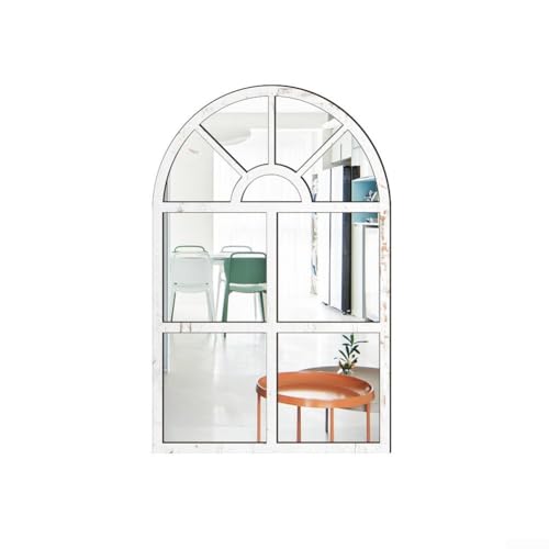 Einzigartiges Design Imitation Fenster Spiegel Wandaufkleber mit einfacher Anwendung (weiß) von HEIBTENY
