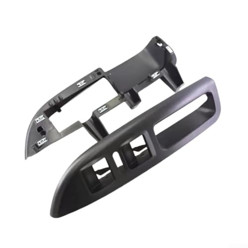 Ersatz Auto Fensterheber Schalter Abdeckung Halterung für Skoda Octavia Modelle 2004 bis 2013 Kompatibel mit OEM 1Z1867171D 1Z1867175 ABS Material (Schwarz) von HEIBTENY