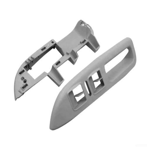 Ersatz Auto Fensterheber Schalter Abdeckung Halterung für Skoda Octavia Modelle 2004 bis 2013 Kompatibel mit OEM 1Z1867171D 1Z1867175 ABS Material (grau) von HEIBTENY