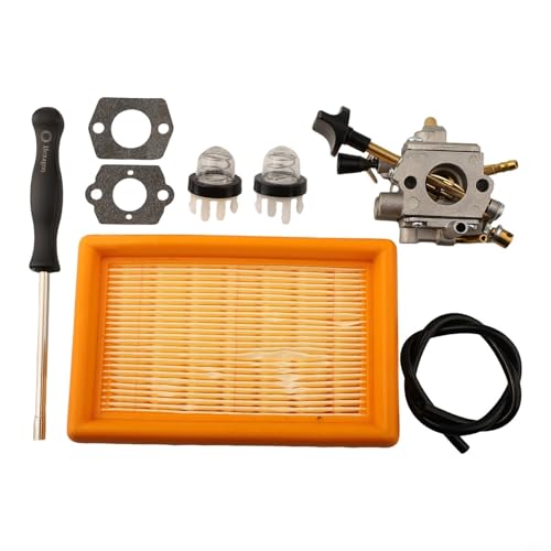 Ersatzvergaser-Kit für BR800 BR800X BR800CE Laubbläser Modell 42831200601 inkl. Luftfilter Kraftstoffleitung Kraftstofffilter Dichtungen Glühbirnenschraubendreher von HEIBTENY