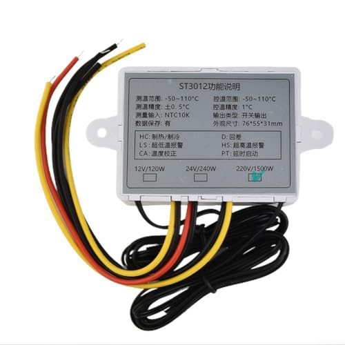 Fortschrittliches digitales Thermostat mit zwei Relaisausgängen 12 V, 24 V und 220 V Temperaturregelungslösung (220 V) von HEIBTENY