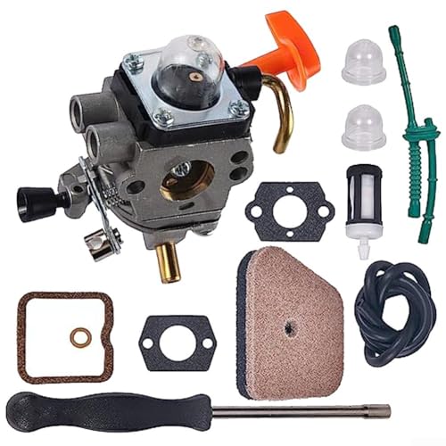 Für FS90R Vergaser-Kit mit Werkzeug für FS110R FS130R Motorwartung und Leistungssteigerung von HEIBTENY