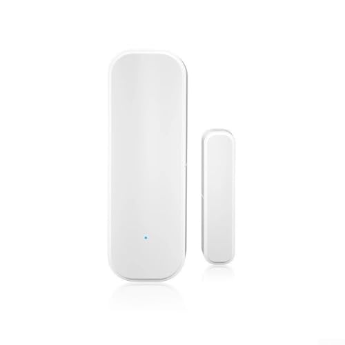 Für Tuya Smart Home WiFi Türsensor mit Alarm für DoorWindow OpenClosed Statuserkennung und Fernüberwachung per Telefon-App (Zig-Biene) von HEIBTENY