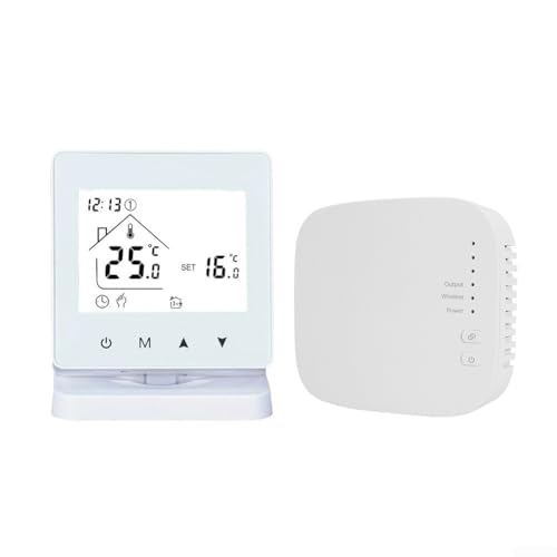 Funk-Wandthermostat für RF433 Fußbodenheizung Kindersicherheit und Flexibilität in der Steuerung von HEIBTENY