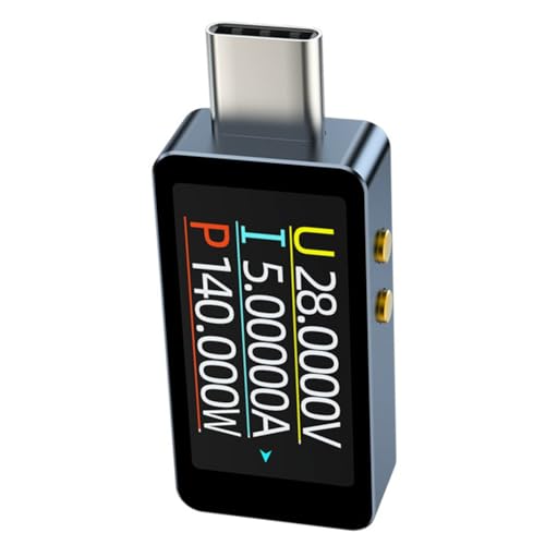 Genaues USB-C-Leistungsmesser für umfassende Messungen von Gleichspannungen zwischen 4 und 28 Volt Genaues USB-C-Leistungsmesser für umfassende Messungen von Gleichspannungen zwischen 4 und 28 Volt von HEIBTENY
