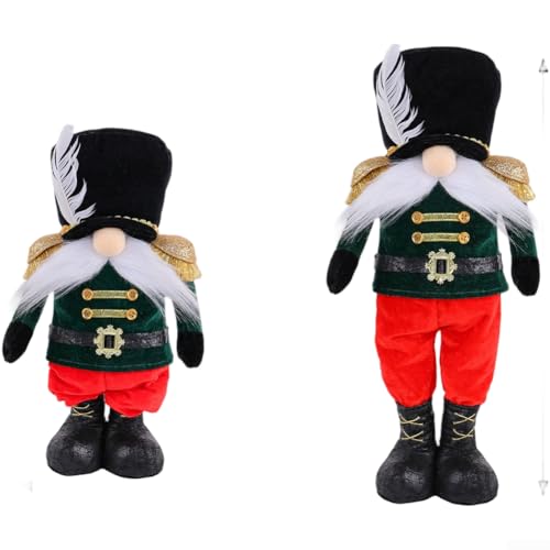 Gesichtslose dehnbare Figurenpuppe mit ausziehbarem Körper und beschwertem Sockel für Fenster und Tischplatte (grüne Version) von HEIBTENY