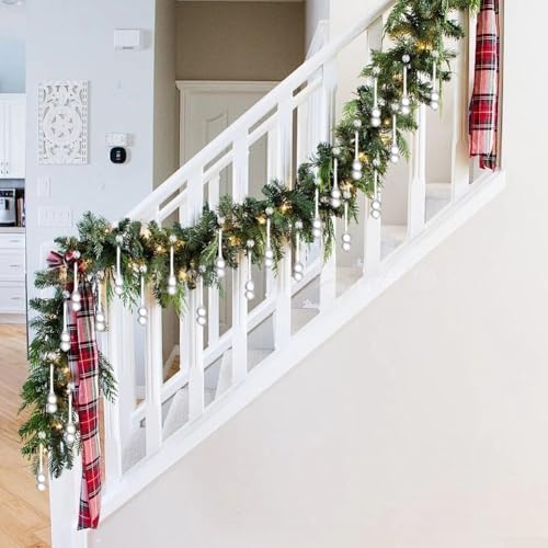 Glas-Regentropfen-Hängeornamente für Weihnachtsbaum und Hochzeitsdekorationen, 20 Stück, transparent, tropfenförmig, 20 x 100 mm Glas-Regentropfen-Hängeornamente für Weihnachtsbaum und Hochzeitsdekorationen, 20 Stück, transparent, tropfenförmig, 20 x 100 mm von HEIBTENY