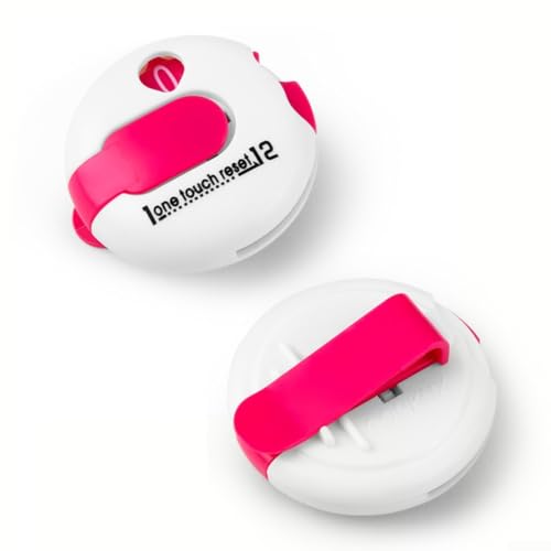 Golf For Score for Up to 12 Shots, Lightweight Handheld Design with Simple Reset for Convenience (Pink) von HEIBTENY