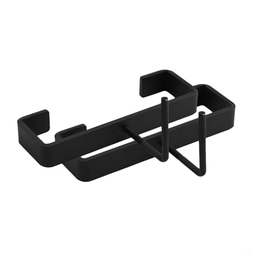 HEIBTENY 10,2 cm Beton-Zaunpfostenpaneel-Clips, Aluminium-Zaunplatten, Sicherheitshalterungen für den Außenbereich, Garten, hängende Halterung, kein Bohren erforderlich (2 Stück) von HEIBTENY