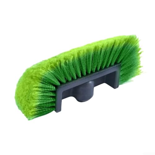 HEIBTENY 25,4 cm weiche Borsten, Autowaschbürste, 25,4 cm, Durchfluss durch Fahrzeugreinigungskopf mit ACME-Gewinde für Auto, Wohnmobil, LKW, Boot, Wohnmobil von HEIBTENY