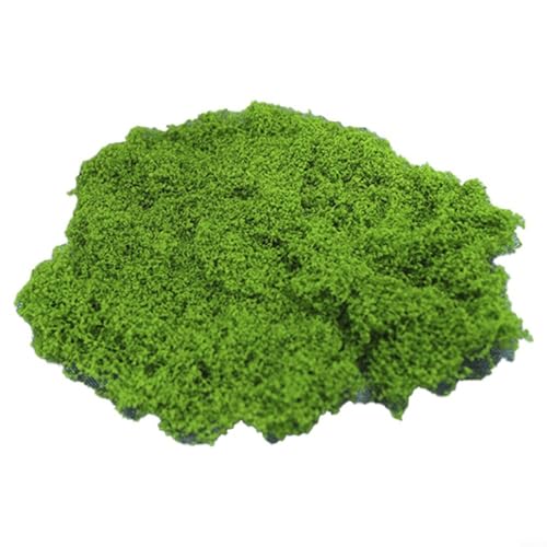 HEIBTENY 30g,50g Kunstmoos zum Dekorieren, Kunstmoos zum Basteln Künstliches Moos Deko Kunst Moos Fake Dekomoos Bastelmoos(Light green 50) von HEIBTENY