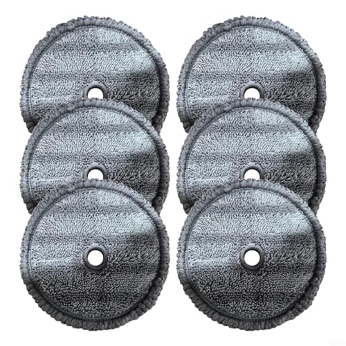 HEIBTENY 6 Stück Ersatz-Mikrofaser-Wischmopp-Pads kompatibel für A9 Dampfreiniger Tuch Roboter Staubsauger waschbar wiederverwendbare Bodenreinigungspads HEIBTENY 6 Stück Ersatz-Mikrofaser-Wischmopp-Pads kompatibel für A9 Dampfreiniger Tuch Roboter Staubsauger waschbar wiederverwendbare Bodenreinigungspads von HEIBTENY