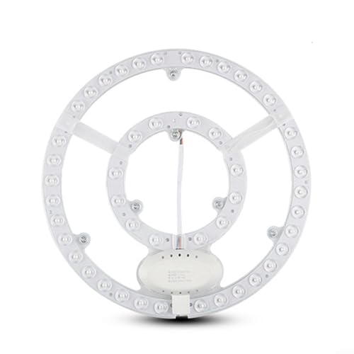 HEIBTENY Deckenlichtquelle 12W-72W Runde Deckenleuchte Quelle Downlight Lichtpanel LED-Modul 2835 für SMD Dochtmodul Lichtpanel-Patch(48W SINGLE COLOR) von HEIBTENY