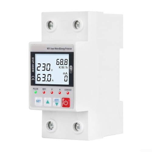 HEIBTENY Digitaler Energiezähler mit Spannungs-Strom-Monitor, LCD-Bildschirm, Timer-Steuerung, elektrisches Stromschutzsystem HEIBTENY Digitaler Energiezähler mit Spannungs-Strom-Monitor, LCD-Bildschirm, Timer-Steuerung, elektrisches Stromschutzsystem von HEIBTENY