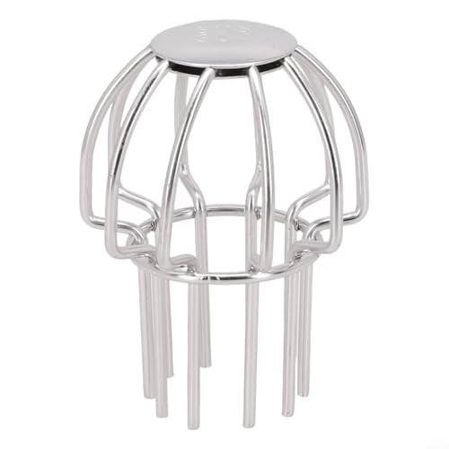 HEIBTENY Edelstahl Dachrinne Laubschutz Mesh Abdeckung Abflussschutz Anti Verstopfung Filter für Dach Balkon Schwimmbad Garten Fallrohr (75 Rohr) von HEIBTENY