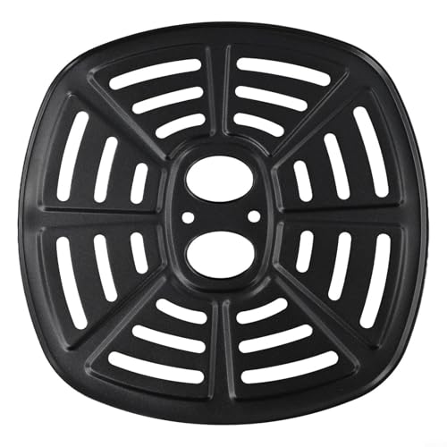 HEIBTENY Ersatzplatte für Luftfritteuse, 21,5 x 21,5 cm, antihaftbeschichtet, Grillpfanne, Zubehör zum Knuspern und Backen in Korbstil-Modellen, leicht zu reinigen (1 Stück) von HEIBTENY