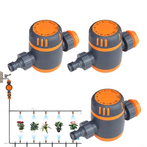 HEIBTENY Gartenbewässerungsregler, manueller Countdown-Timer für Bewässerung, Schlauchbewässerung im Freien, 0–120 Minuten verstellbarer Drehknopf-Controller, für nachhaltige Pflanzen HEIBTENY Gartenbewässerungsregler, manueller Countdown-Timer für Bewässerung, Schlauchbewässerung im Freien, 0–120 Minuten verstellbarer Drehknopf-Controller, für nachhaltige Pflanzen von HEIBTENY