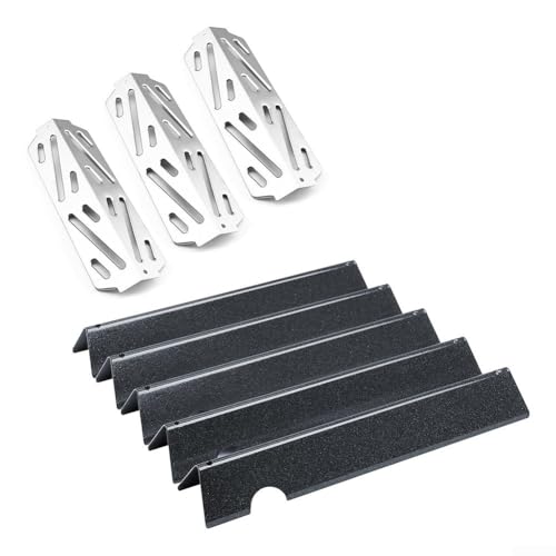 HEIBTENY Grill Heat Deflector Plates Bar Replacement Set for Weber; For 66032 66040; for Genesis II Series von HEIBTENY